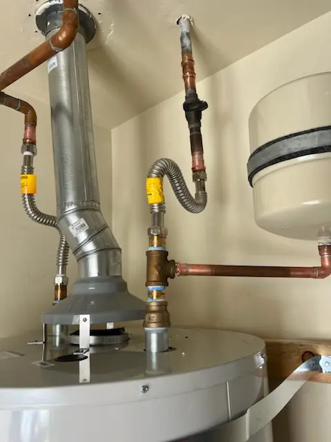 Water heater installation and plumbing repair in Hibernia